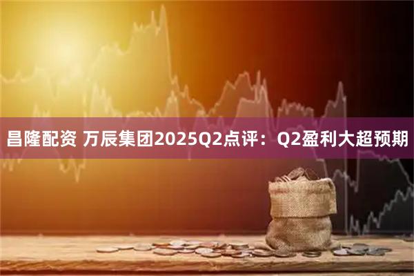 昌隆配资 万辰集团2025Q2点评：Q2盈利大超预期