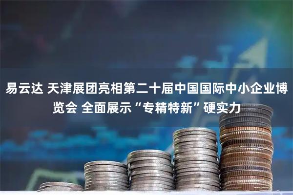 易云达 天津展团亮相第二十届中国国际中小企业博览会 全面展示“专精特新”硬实力