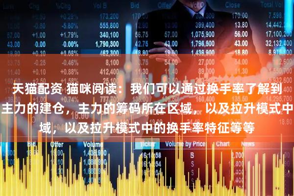 天猫配资 猫咪阅读：我们可以通过换手率了解到很多的信息，比如主力的建仓，主力的筹码所在区域，以及拉升模式中的换手率特征等等